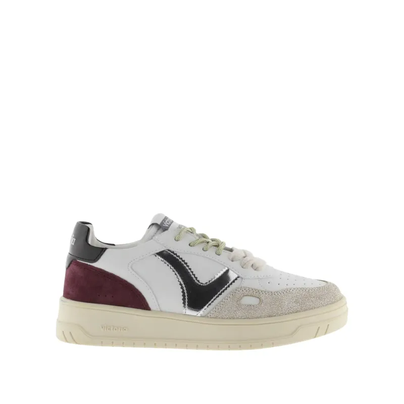 Women's Trainers Victoria Seul Efecto Piel & Metal