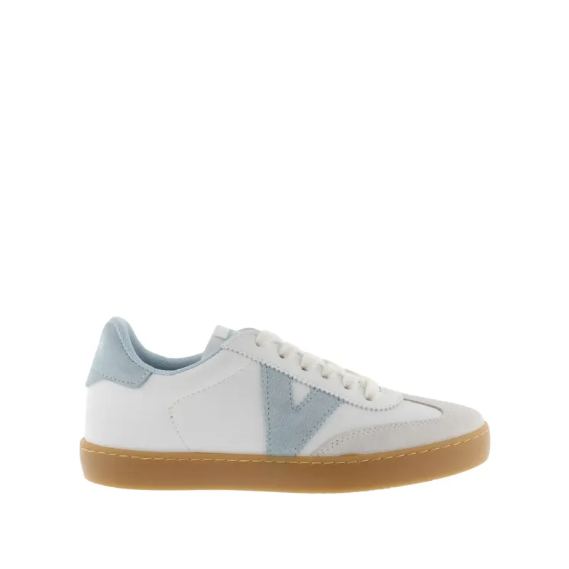 Leather and suede effect trainers Victoria Berlin