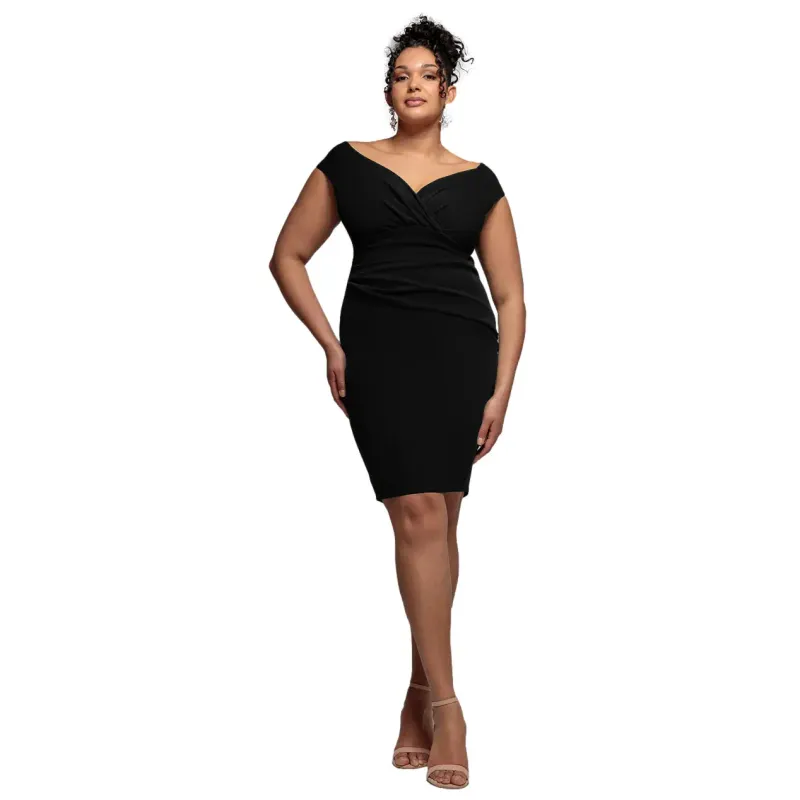 Off-the-shoulder Dress Women Goddiva Plus Midi