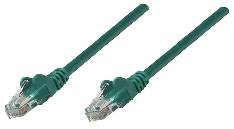 Intellinet Network Patch Cable. Cat6. 0.25m. Green. CCA. U/UTP. PVC. R