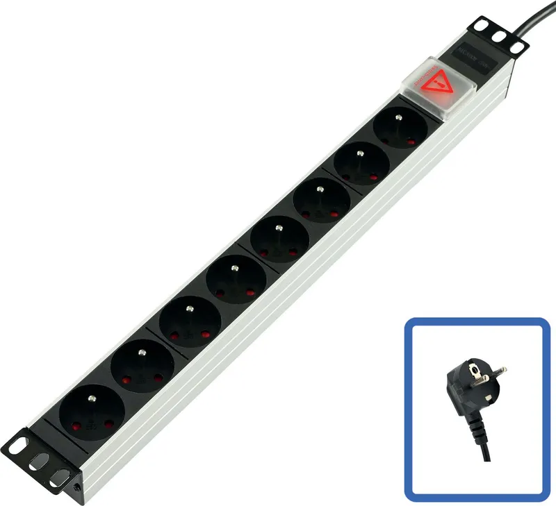 Lanview TUPS031 power distribution unit (PDU) 1U Black