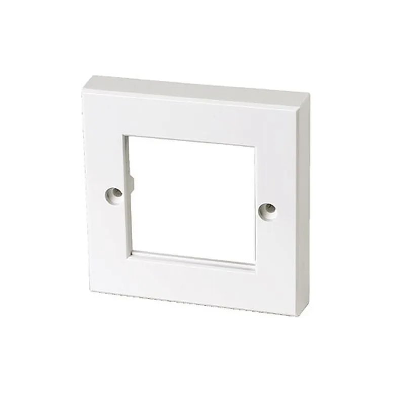 FDL 86 x 86mm MODULAR FACEPLATE - 1 GANG / 2 MODULE 50 x 50mm