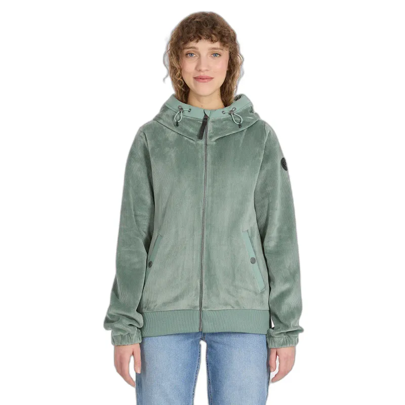 Women's zip-up hoodie Ragwear Cousy Bonded