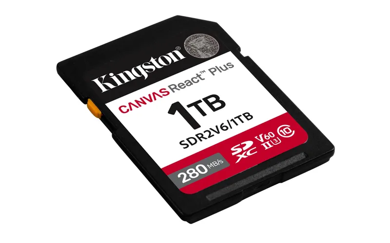 Kingston Technology 1TB Canvas React Plus SDXC UHS-II 280R/150W U3 V60