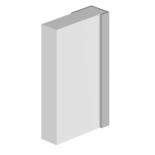 Multipanel Classic Wall Panel End Cap Trim Type C | Satin Anodised | Aluminium | 11mm