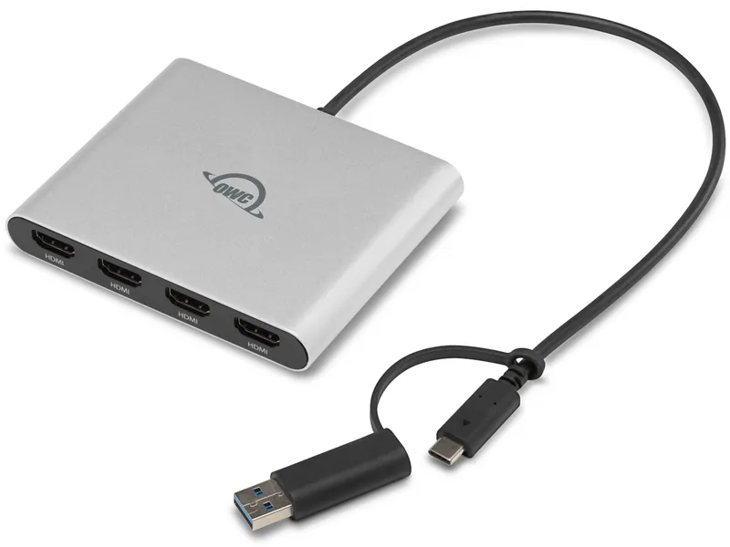 OWC OWCCADPDL4HDMI USB graphics adapter 3840 x 2160 pixels Silver