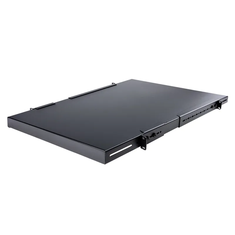 StarTech.com 1U 4-Post Adjustable Server Rack Mount Shelf - 330lbs(150