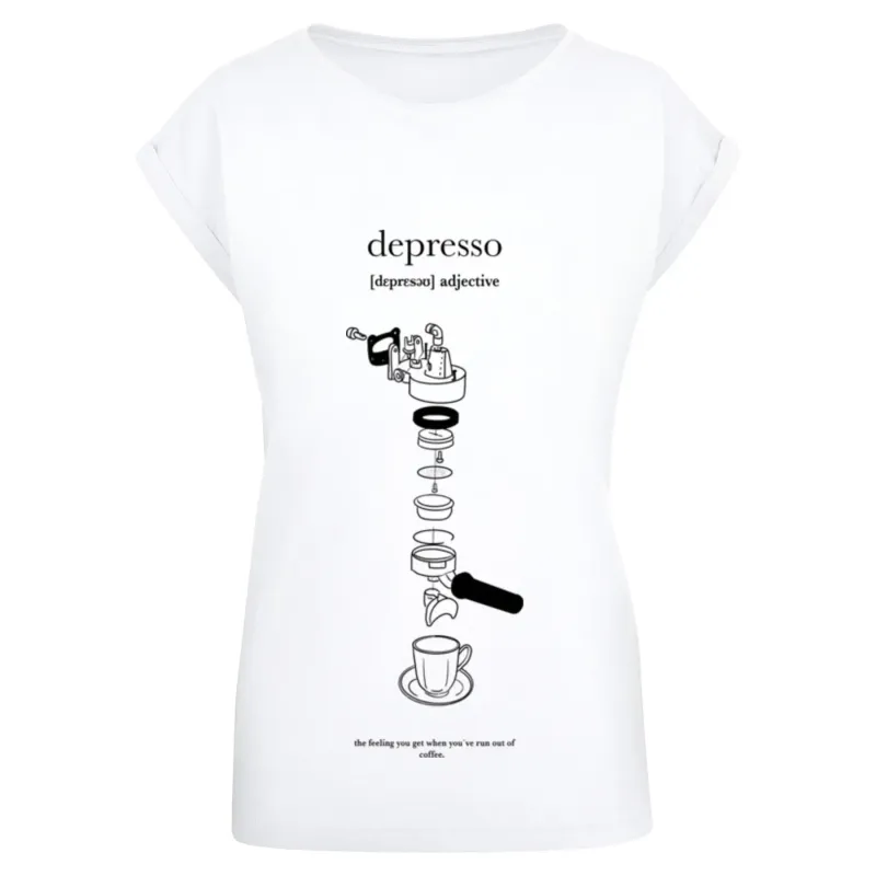 Women's T-shirt Mister Tee Depresso
