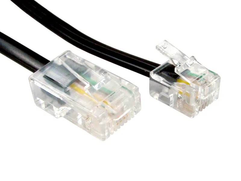 Cables Direct RJ11/RJ45 15m Black