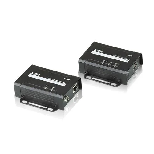 ATEN VE801 AV extender AV transmitter & receiver Black