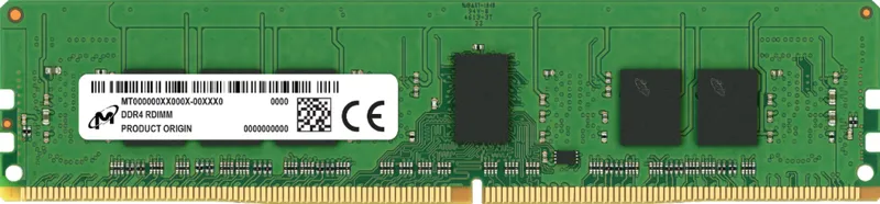 Micron MTA9ASF1G72PZ-3G2R memory module 8 GB 1 x 8 GB DDR4 ECC