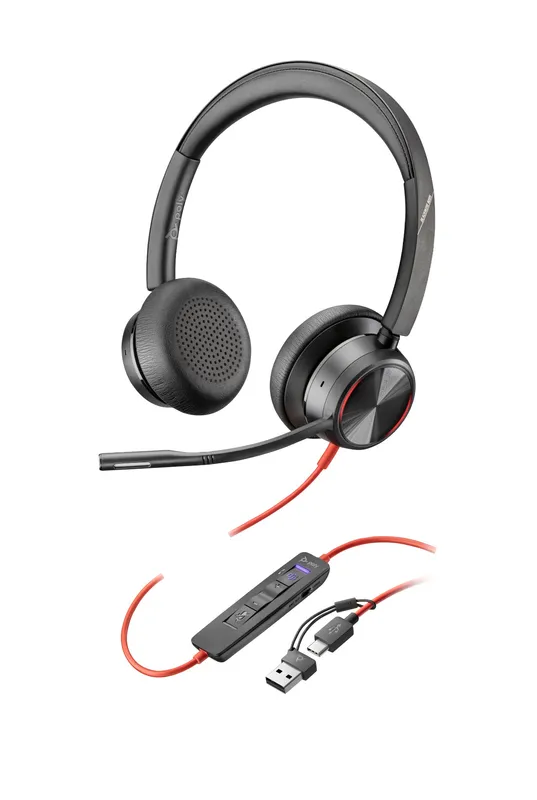 HP Poly Blackwire 8225 Stereo Microsoft Teams Certified USB-C Headset