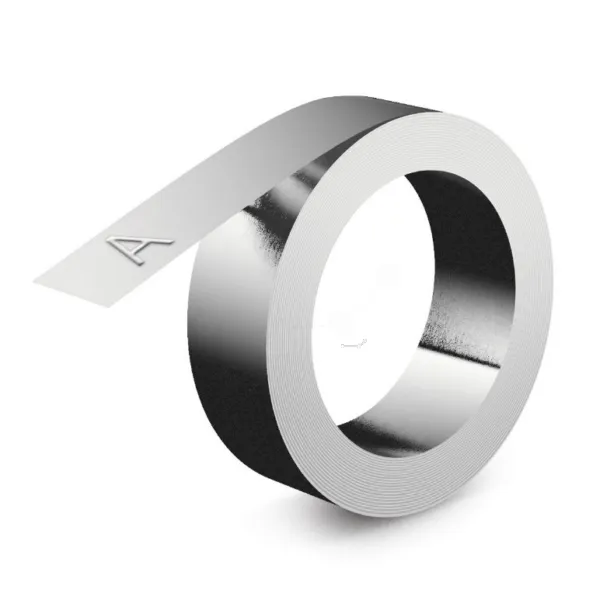 Dymo S0720180/35800 Metal embossing tape self adhesive 12mm x 3.65m fo
