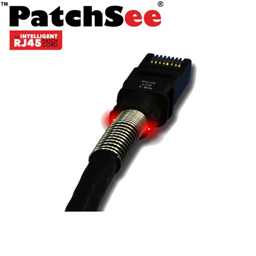 PatchSee ThinPATCH networking cable Black 12.2 m Cat6a U/UTP (UTP)