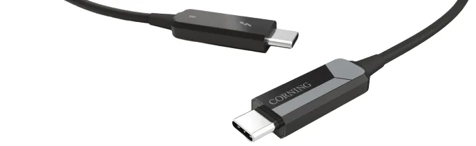 Corning AOC-CCU6JPN010M20 USB cable 10 m USB C Black
