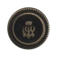 Milward Carded Buttons Textured Metal Grey 15mm Pack of 4