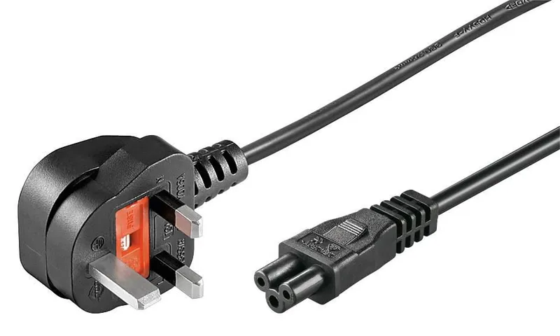 Microconnect PE090810 power cable Black 1 m Power plug type G C5 coupl
