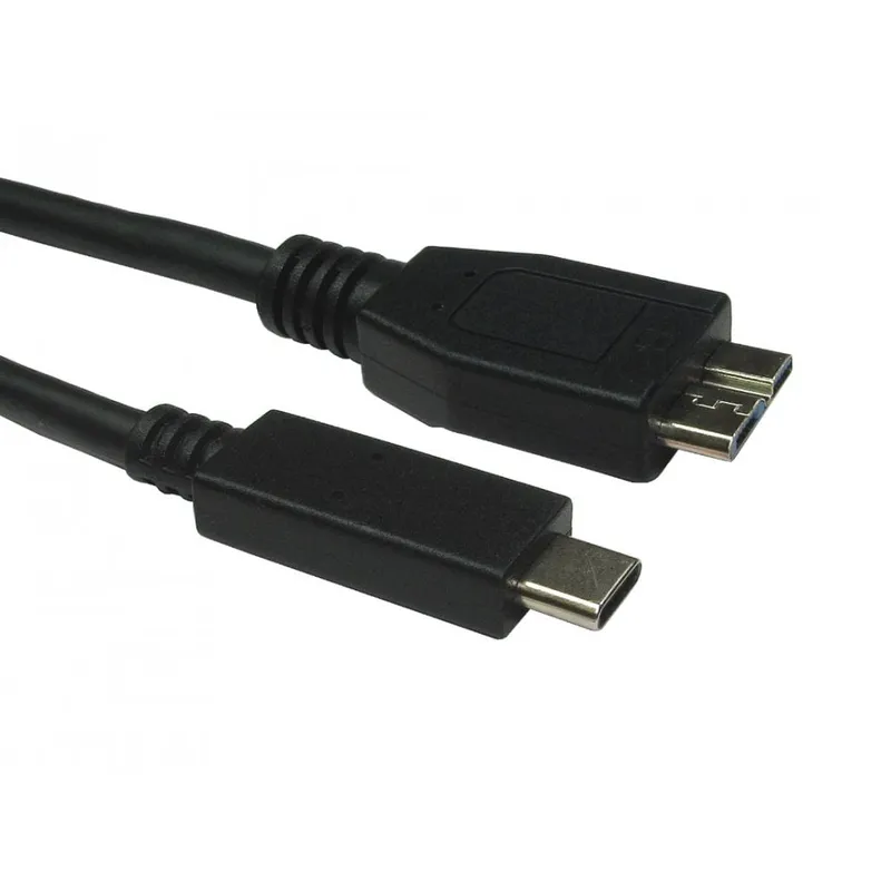 Cables Direct 1M USB 3.1 GEN 2 TYPE C - MO B10G3A USB cable USB 3.2 Gen 2 (3.1 Gen 2) Micro-USB B USB C 10 Gbit/s Black
