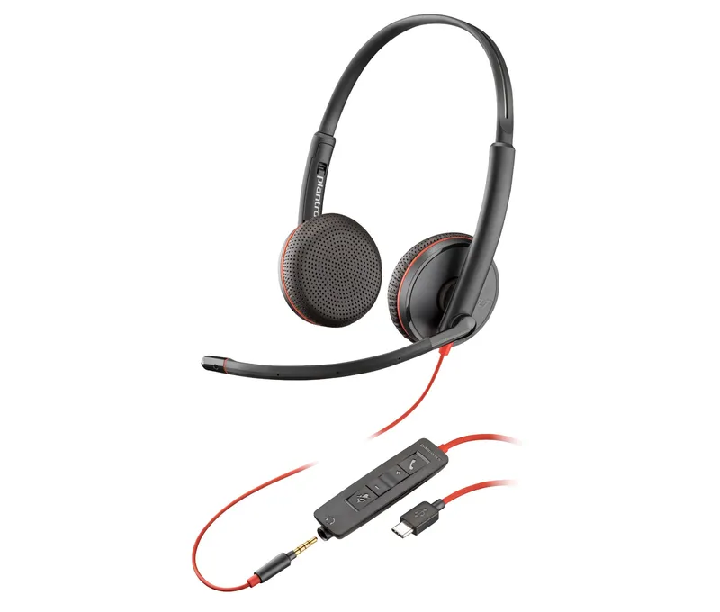 HP Poly Poly Blackwire C3225 Stereo USB-C Headset