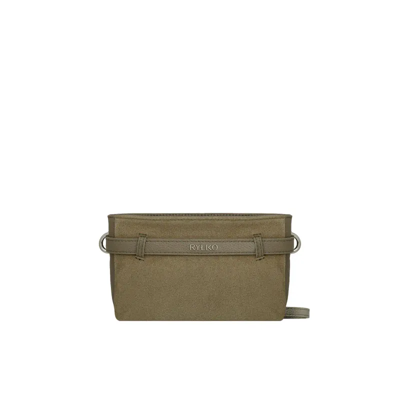 Genuine Suede Leather Handbag Women Ryłko