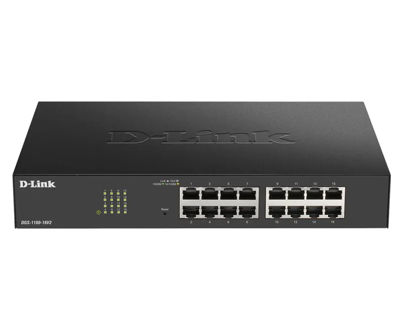 D-Link DGS-1100-24PV2 Managed L2 Gigabit Ethernet (10/100/1000) Power