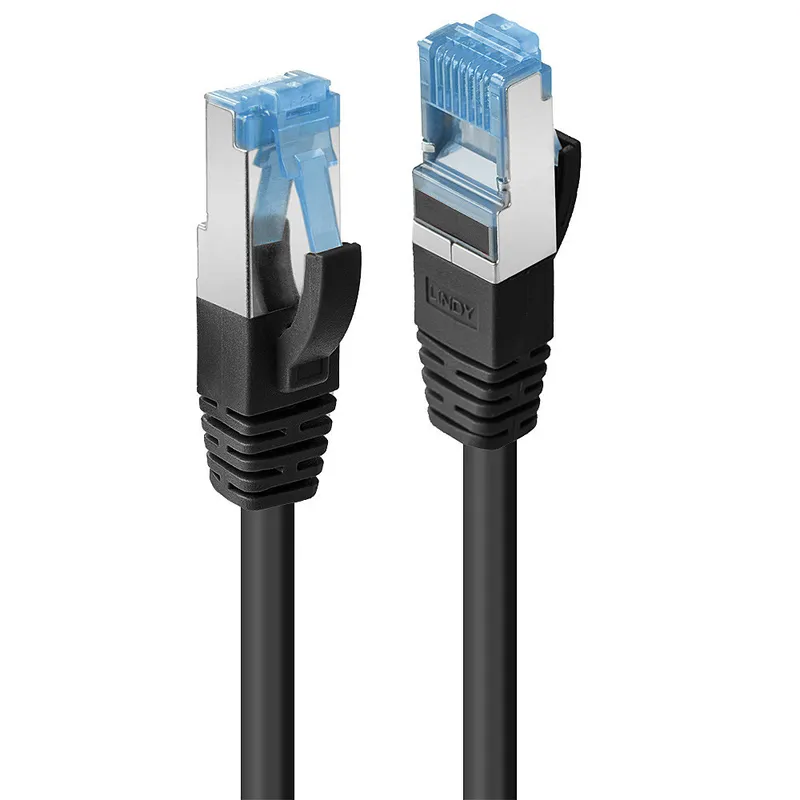 Lindy 47183 networking cable Black 10 m Cat6a S/FTP (S-STP)