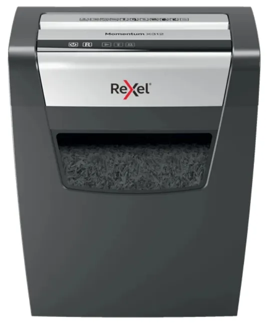 Rexel X312 paper shredder Cross shredding 22 cm Black Silver