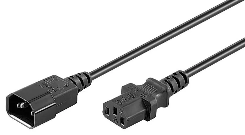 Microconnect PE040615 power cable Black 1.5 m C13 coupler C14 coupler
