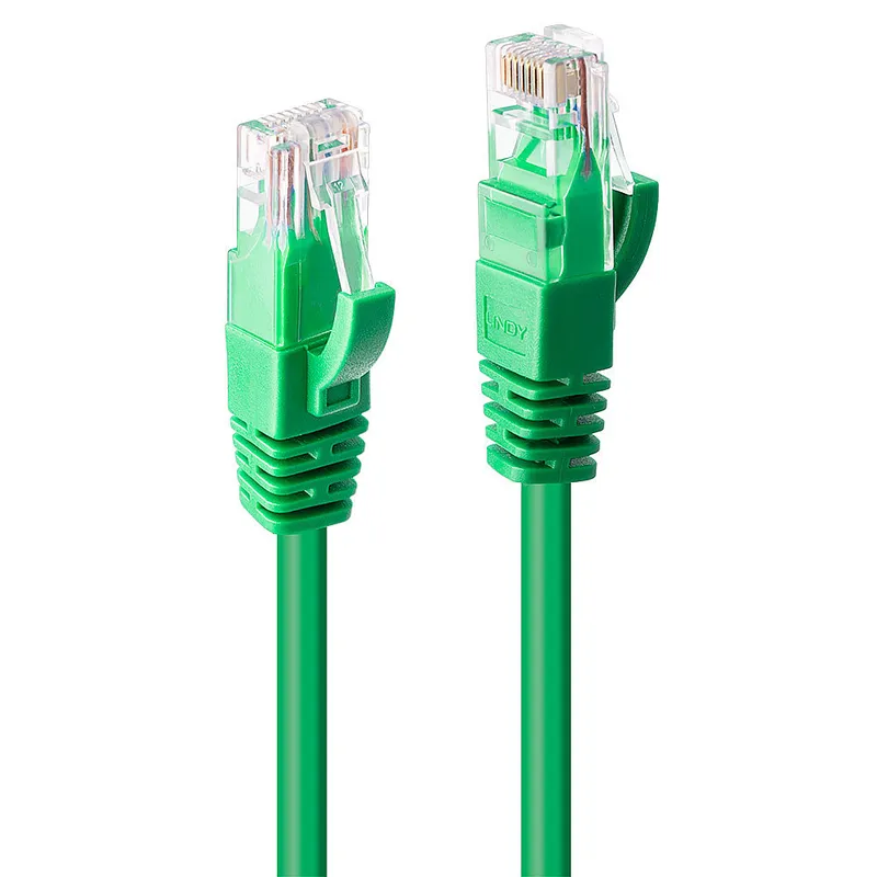 Lindy 10m Cat.6 U/UTP Network Cable Green