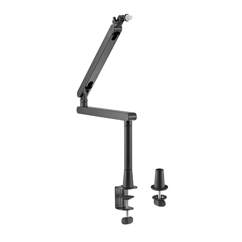LogiLink Professional Studio Microphone Boom Arm Stand. aluminum. blac