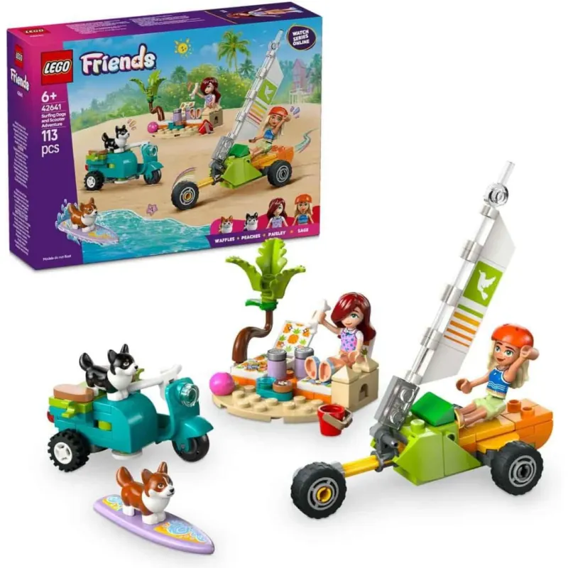 LEGO 42641 Surfing Dogs and Scooter Adventure