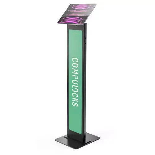 Compulocks Universal Invisible Mount Brandable Floor Stand Black