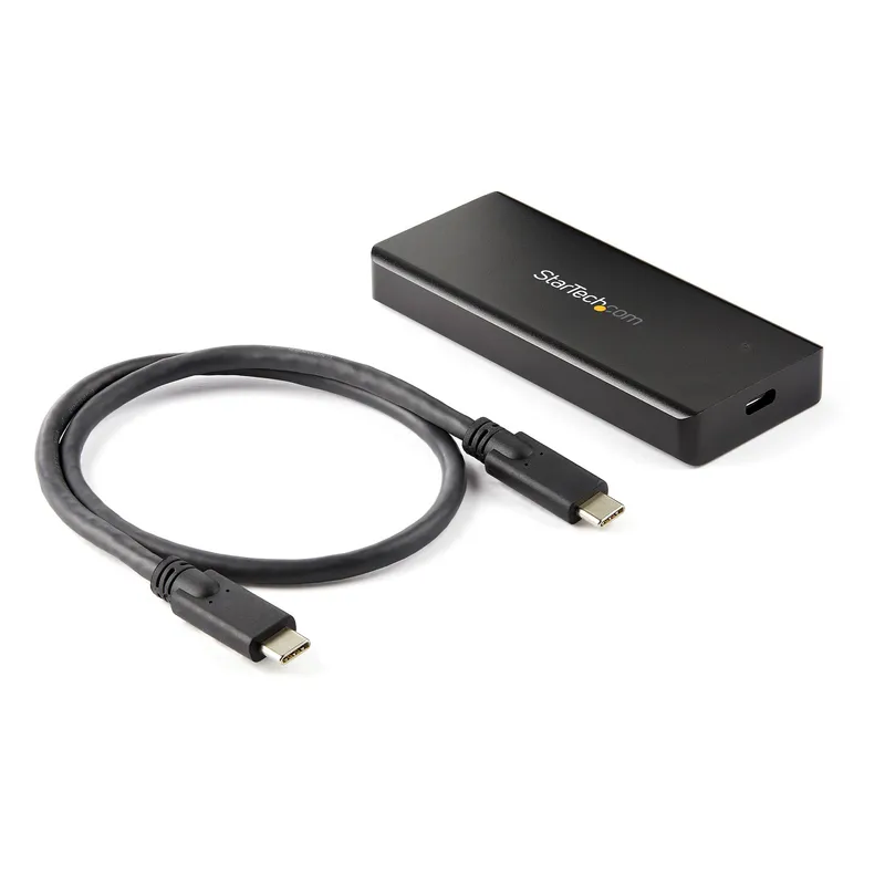 StarTech.com USB-C 10Gbps M.2 NVMe PCIe SSD Enclosure - Rugged Aluminu