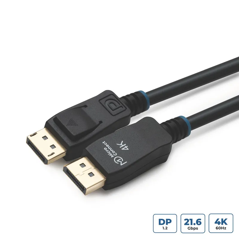 Microconnect MC-DP-MMG-1000 DisplayPort cable 10 m Black