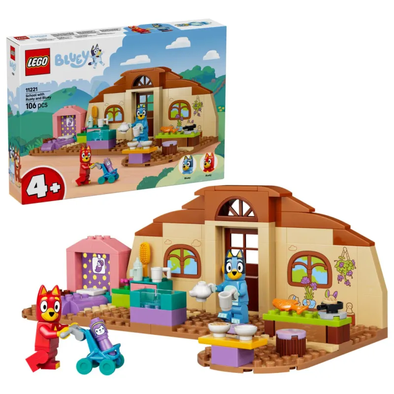 LEGO Bluey School with Rusty and Bluey 11221