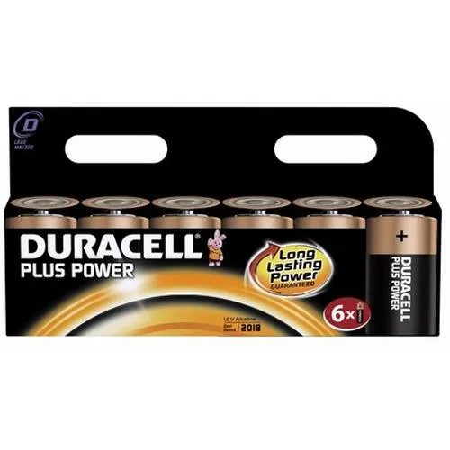 Duracell 6x D 1.5V Single-use battery Alkaline