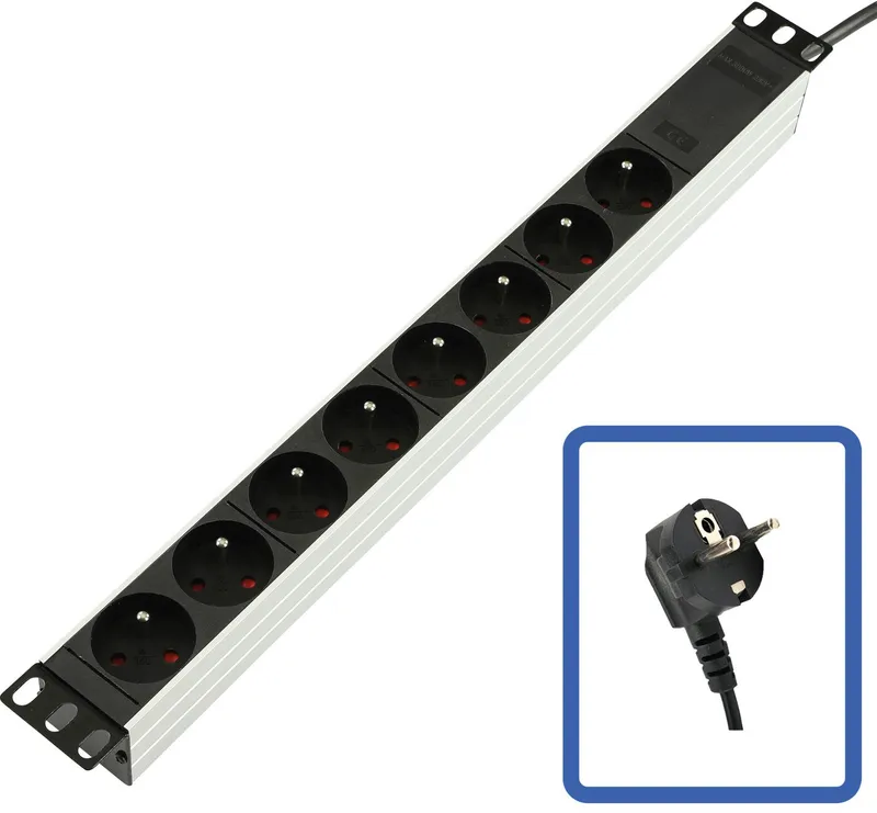 Lanview TUPS032 power distribution unit (PDU) 1U Black