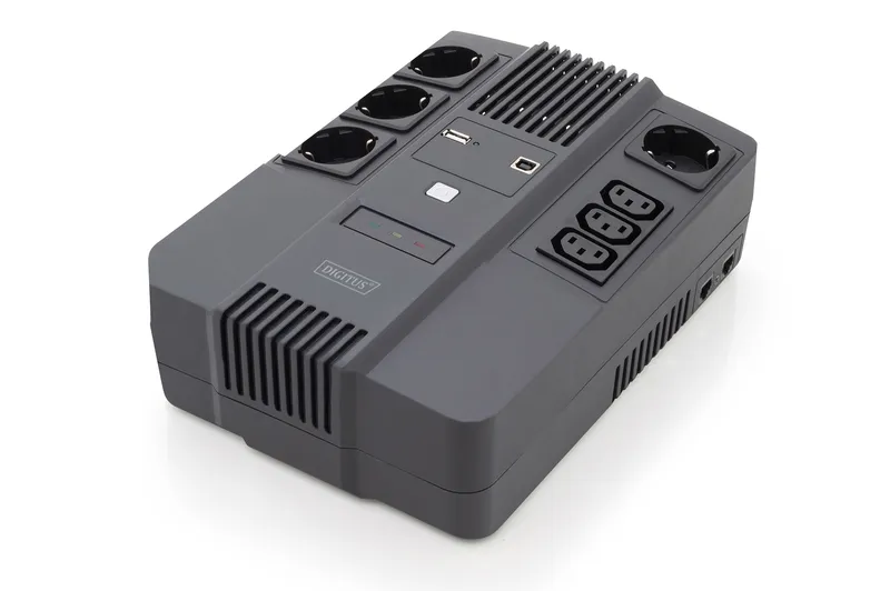 Digitus All-in-one UPS. 800VA/480W. LED