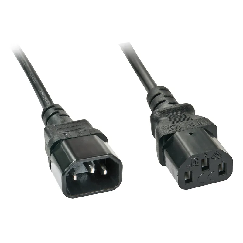 Lindy 5m IEC Extension Cable Black