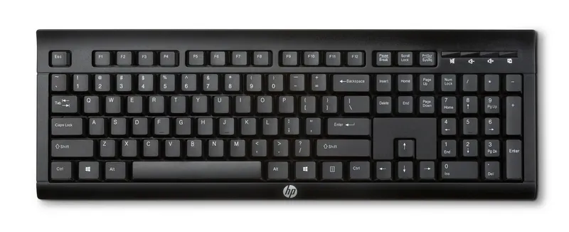 HP Wireless Keyord K2500 Gre