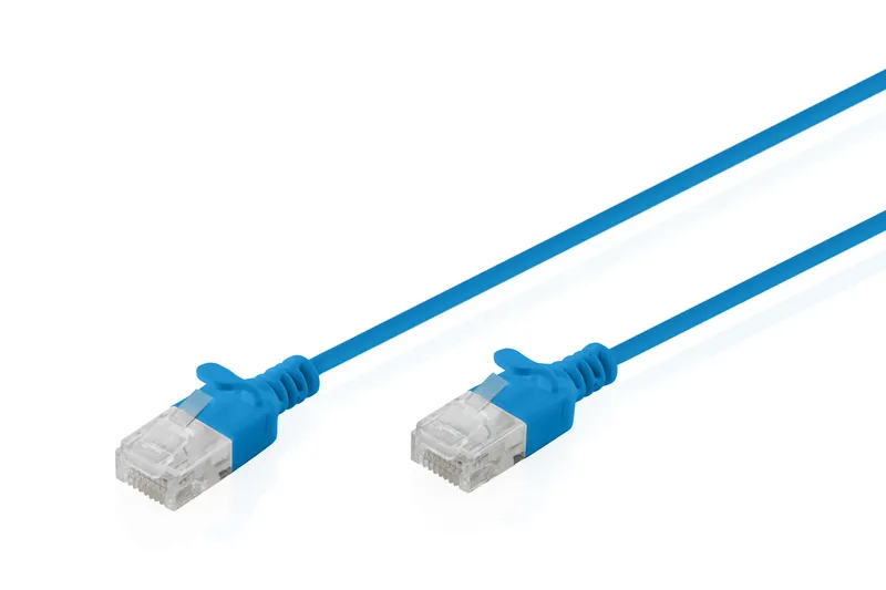 Digitus CAT 6 U-UTP Slim patch cable. 3 m. blue