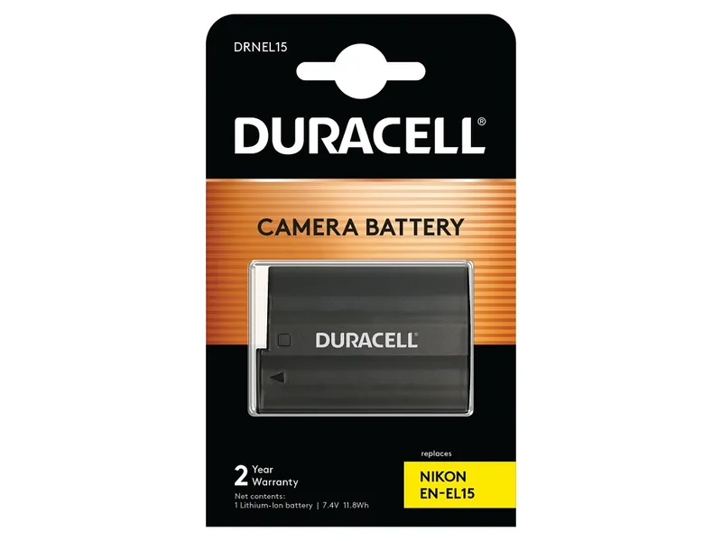 Duracell Camera Battery - replaces Nikon EN-EL15 Battery