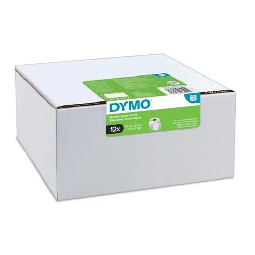 DYMO Authentic LabelWriter Multi-Purpose Labels32mm x 57mm6 Rolls of 1000 Easy-Peel Labels (6000 Count)Self-Adhesivefor LabelWriter Label Makers