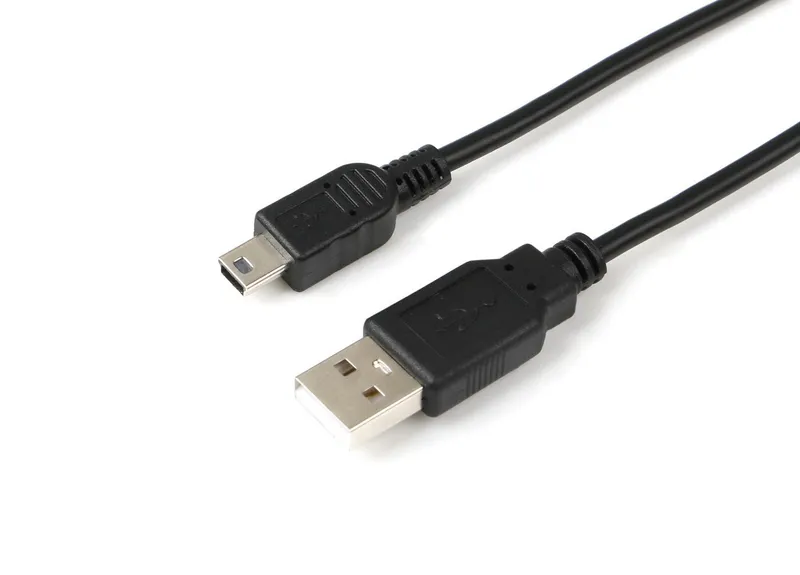 Microconnect USBAMB510 USB cable USB 2.0 10 m USB A Mini-USB B Black
