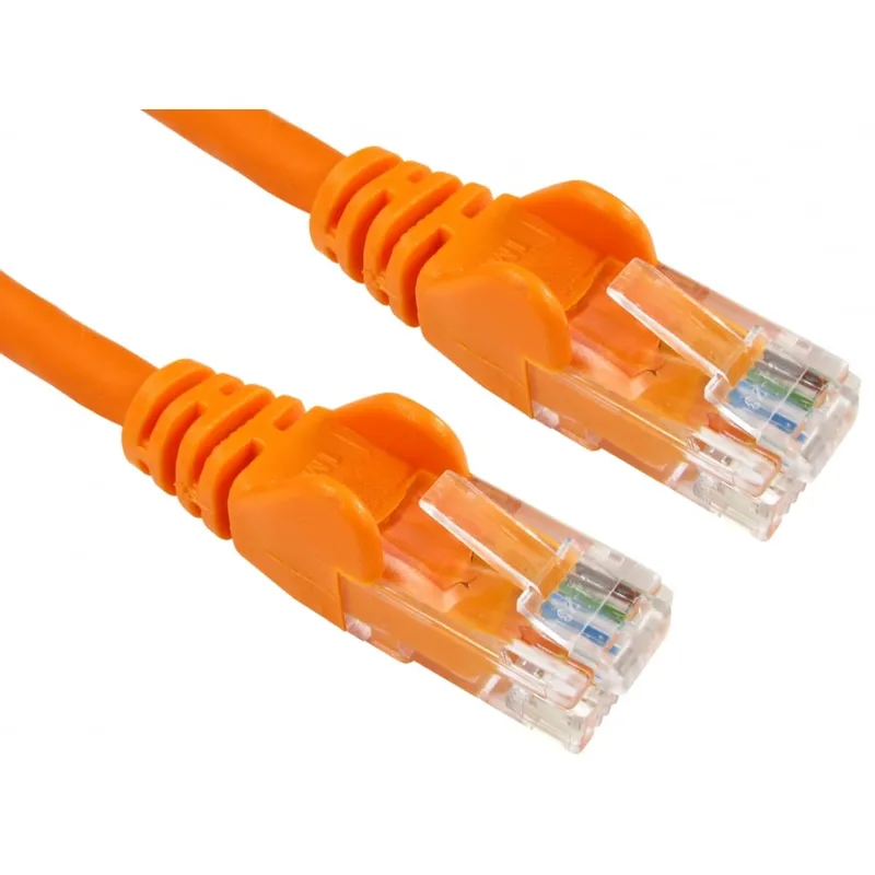 Cables Direct 10m Economy Gigabit Networking Cable - Orange