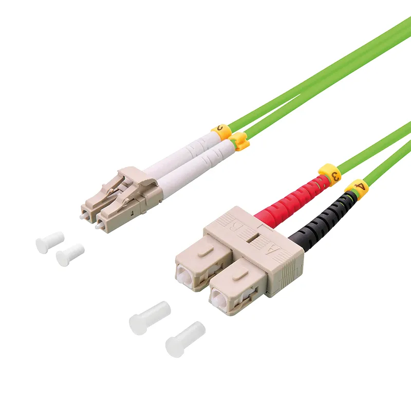 LogiLink FP5LS05 InfiniBand/fibre optic cable 5 m LC SC Green