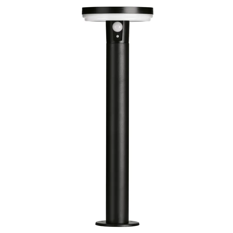 4lite Antheia Solar IP54 Die-Cast Aluminium LED Outdoor Bollard Light