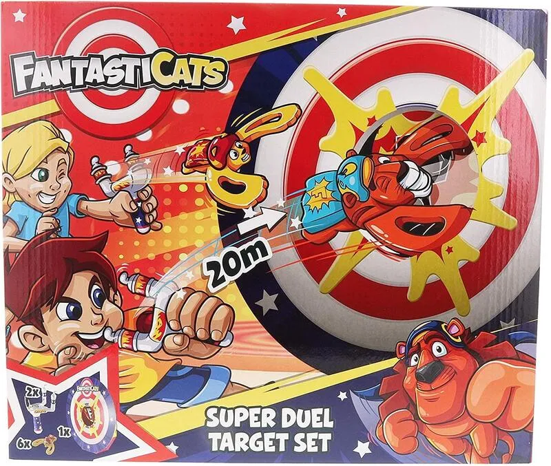 Fantasicats Super Duel Target Set - Durable, Easy Setup, Portable