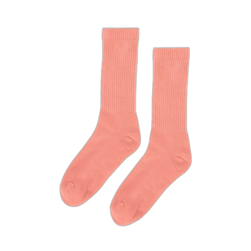 Football Socks Colorful Standard Organic Active Bright Coral