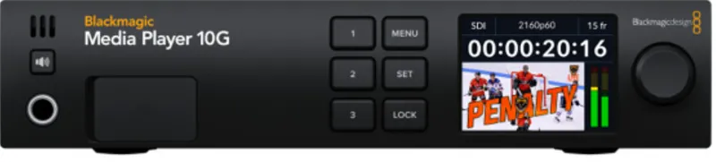 Blackmagic Design Media Player 10G video capturing device Thunderbolt